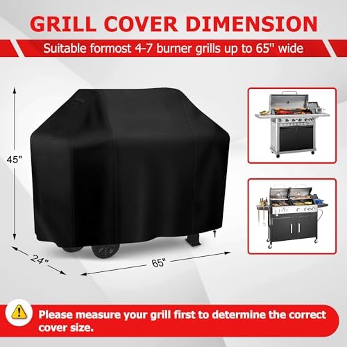 iCOVER Grill Cover, 65 inch BBQ Grill Cover - Image 2