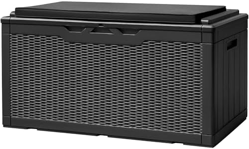Devoko 100 Gallon Deck Box Waterproof Outdoor Storage Box by DEVOKO