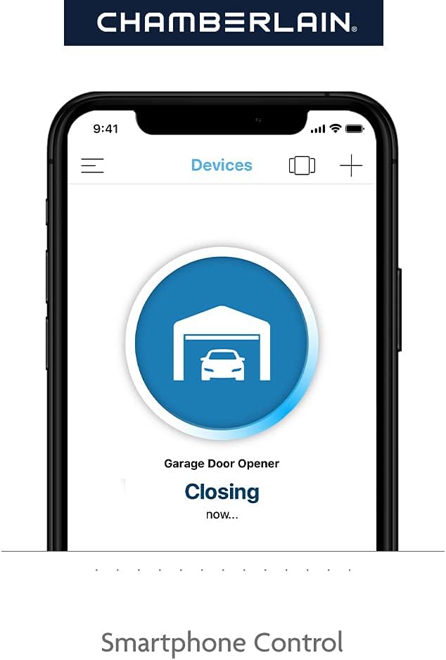 Chamberlain C2212T Smart Wi-Fi Garage Door Opener, 1/2-HP Chain Drive Motor - Image 3