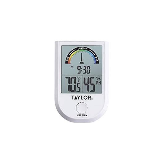 Taylor Digital Wireless Indoor Comfort Level Thermometer and Hygrometer by Taylor
