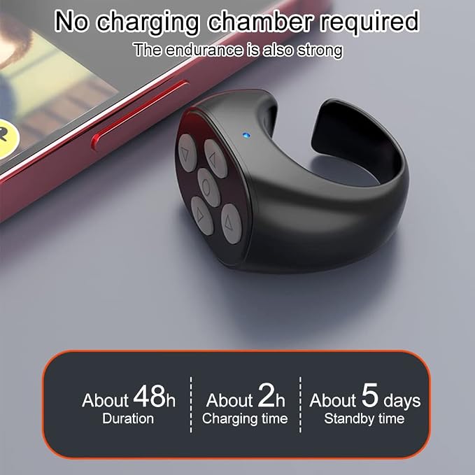Fingertip Wireless Bluetooth Remote Control, TIK-to-k Remote Control APP Kindle - Image 7