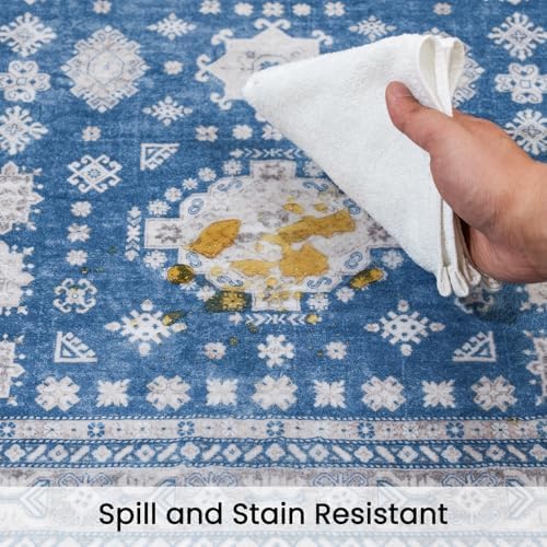 2x8 Runner Rug Washable Non Slip Boho Floor Mat - Image 4