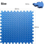 24 Pack 96 sqft Home Gym Mat, Puzzle Exercise Mat, EVA Interlocking Foam Floor - Image 2