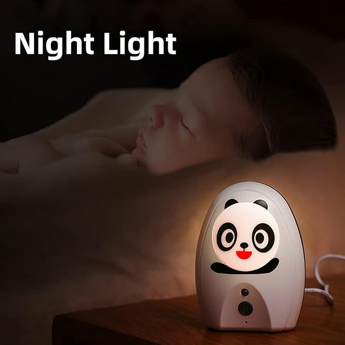 Audio Baby Monitor TimeFlys Mustang Panda, Both Unit Portable, Talk Back - Image 5