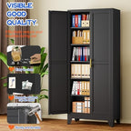 GAIOUS 75''Tall Metal Garage Storage Cabinet, File Cabinet - Image 3