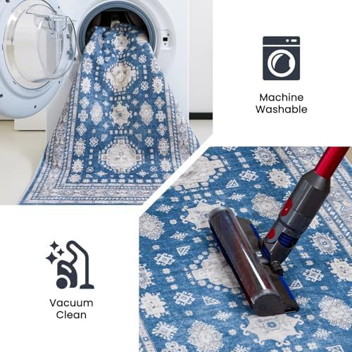 2x8 Runner Rug Washable Non Slip Boho Floor Mat - Image 6