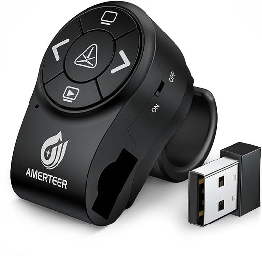 AMERTEER Wireless Presentation clicker by AMERTEER