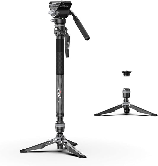 COMAN M1V5 Camera Monopod, One-Click Lifting Monopod by COMAN