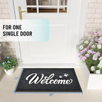 T.HENV Welcome Mat Outdoor, 30x17.5 Waterproof All-Season Front Door Mat - Image 2