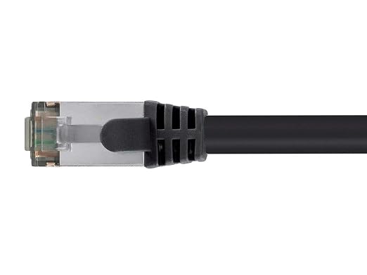 Monoprice Cat8 50ft Black Patch Cable Double Shielded 26AWG 2GHz 40G Pure Bare - Image 3