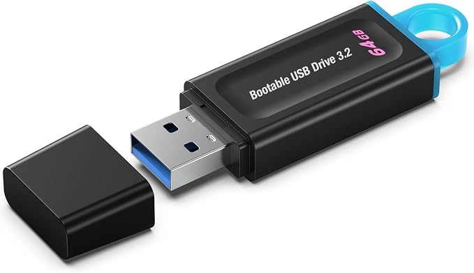 64GB - Bootable USB Drive 3.2 for Windows 11/10 / 8.1/7, Install/Recovery by Xtssui
