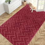 PURRUGS Area Rug, Cherry Red by PURRUGS