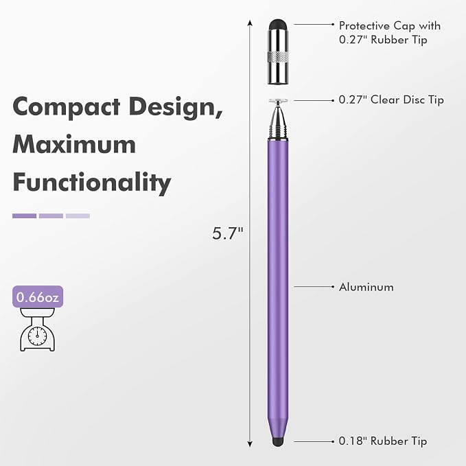 MEKO 3 in 1 Stylus Pens for Touch Screens, High Sensitivity & Precision - Image 3