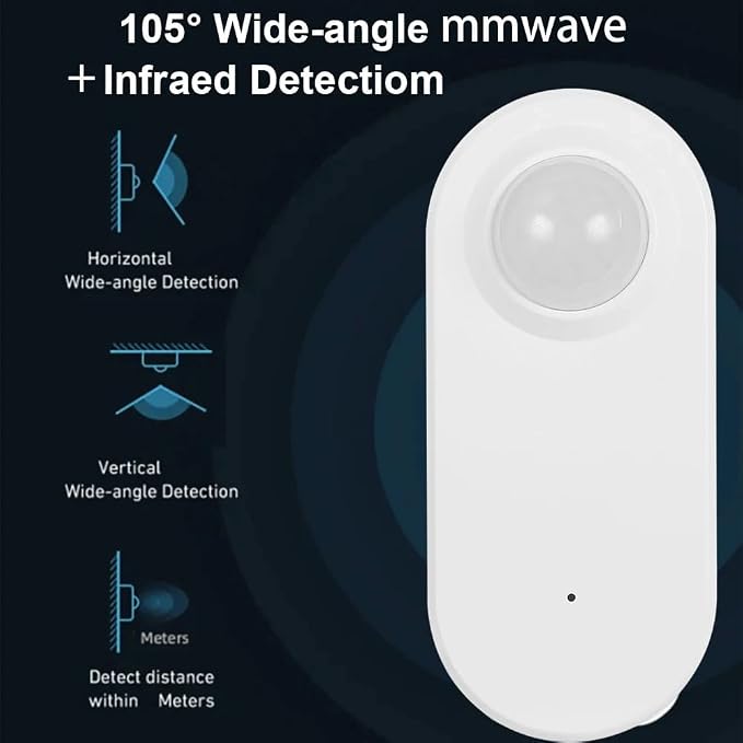 Haozee Smart Motion Sensor, Zigbee PIR Motion Sensor - Image 5