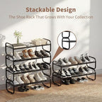4 Tier Shoe Rack - Image 5