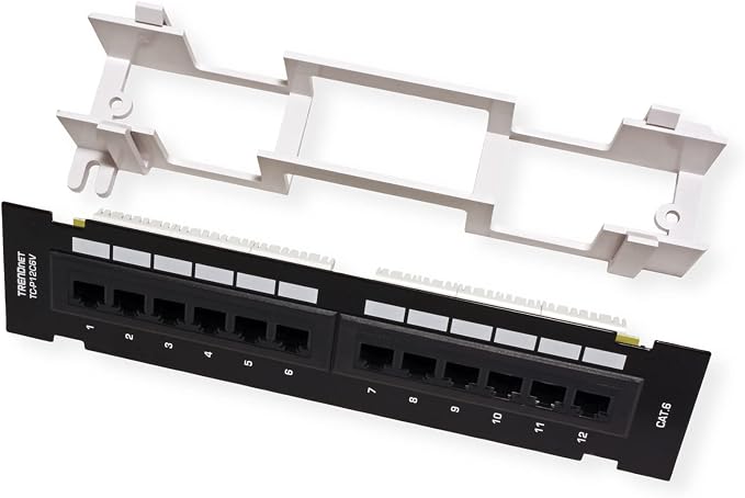 TRENDnet 12-Port Cat6 Unshielded Patch Panel, Wall Mount, Included 89D Bracket - Image 8