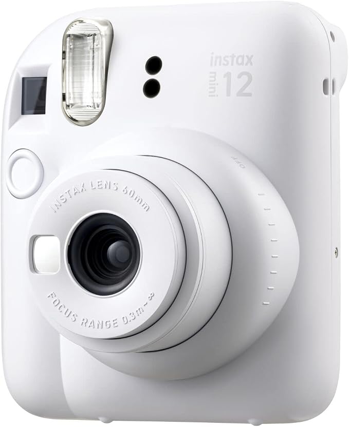 Fujifilm Instax Mini 12 Instant Film Camera Clay White, Fujifilm Instax Mini - Image 2