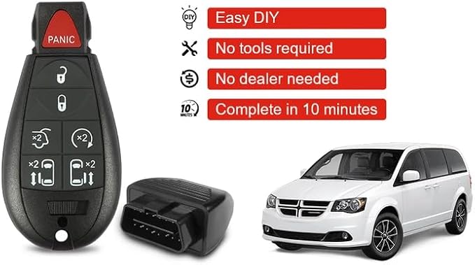 Key Fob Replacement, Keyless Entry Remote Kit - Image 9