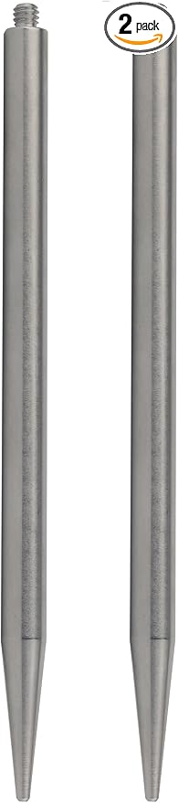 Camera Ground Spike for Monopod Selfie Stick, 1/4-20 Screw Staniless Steel by Rigdance