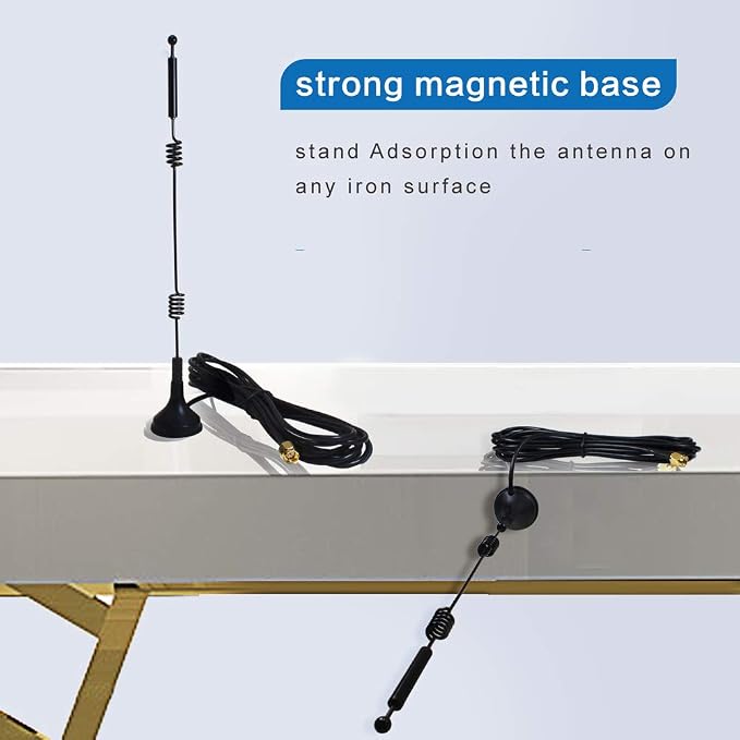 Dual Band Long Range WiFi Antenna, Eifagur 9dbi 2.4GHZ 5GHZ 5.8GHZ RP-SMA - Image 5