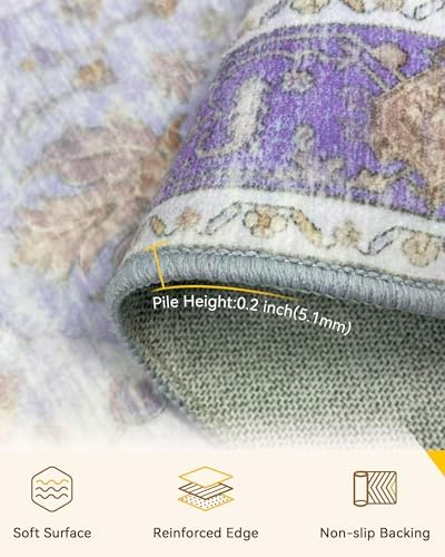 RELEANY Washable Area Rug - Image 4
