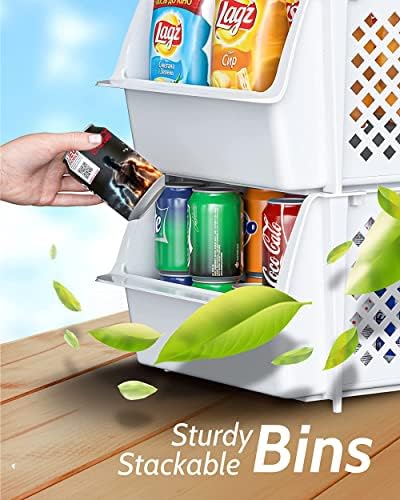 Skywin Stackable Storage Bins Open Front - Image 6