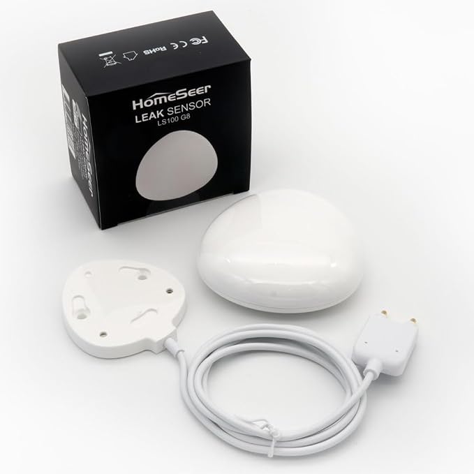 HomeSeer Smart Water Leak Sensor, 800 Series Long Range Z-Wave Technology - Image 6