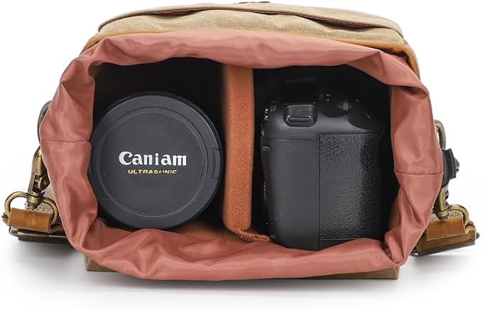Vintage Canvas DSLR/SLR Camera Bag - Image 5