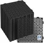 Interlocking Drainage Tiles 24PCS Modular Interlocking Cushion 12" x 12" by Unknown