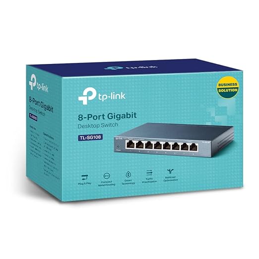 TP-Link 8 Port Gigabit Ethernet Network Switch | Ethernet Splitter | Sturdy - Image 6