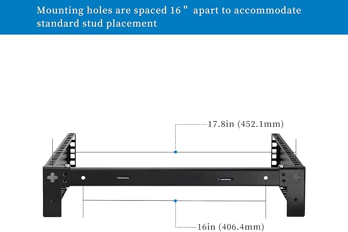RackPath 2U Wall Mount Network Rack - Image 4