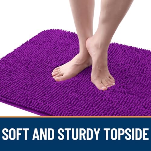 OLANLY Dog Door Mat for Muddy Paws 70x32, Super Absorbent Chenille Mud Mat - Image 4