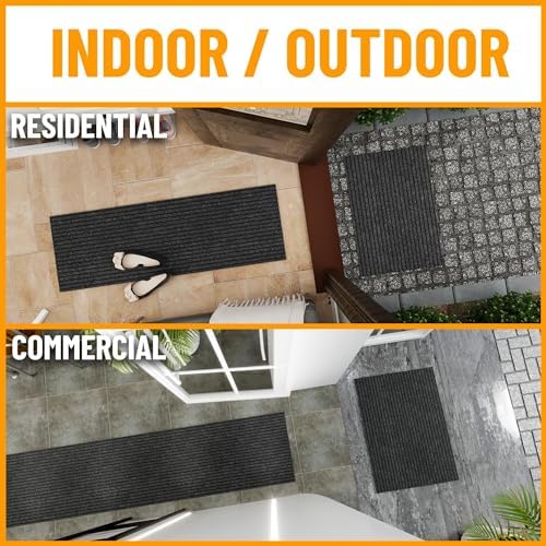 Ottomanson 2x23 Hallway Runner Rug – Non-Slip Indoor Outdoor Door Mat - Image 2