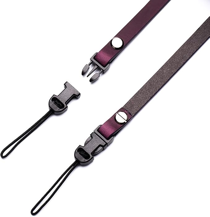 Vintage Minimalist Leather Camera Neck Shoulder Strap - Image 4