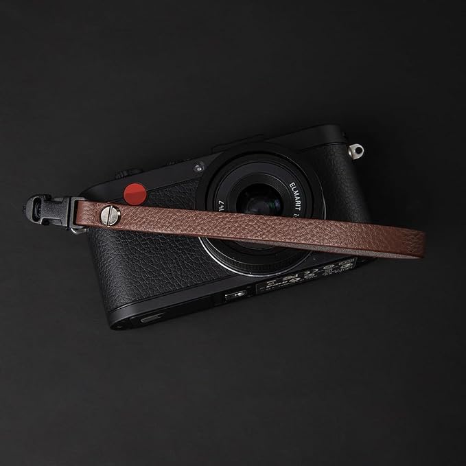 Vintage Minimalist Leather Camera Neck Shoulder Strap - Image 3