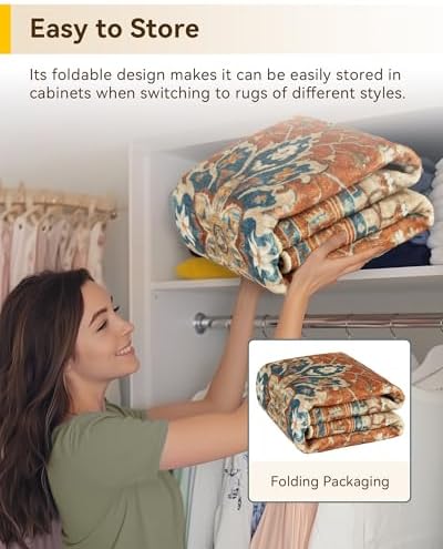 RELEANY Washable Area Rug - Image 7