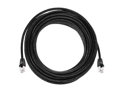 Monoprice Cat6A 30ft Black Patch Cable Double Shielded 26AWG 10G Pure Bare - Image 4