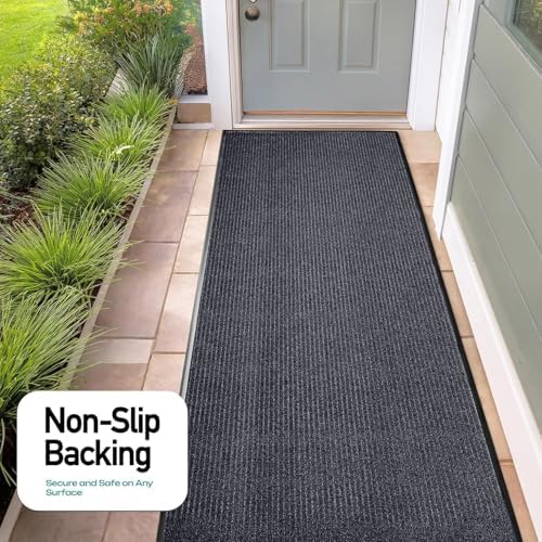 LuxUrux Striped Gray Door Mat - Image 4