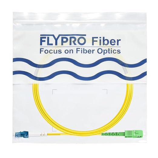 FLYPROFiber- OS2 Single Mode Fiber Cable, 10M/33ft LC/UPC to SC/APC Fiber Optic - Image 7