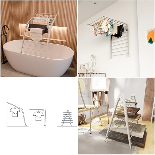 Whitmor Spacemaker Folding Drying Rack, Indoor Clothes Organizer - Image 4
