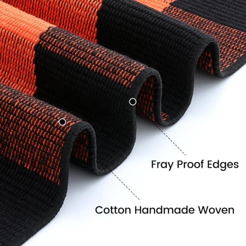 OLANLY Buffalo Plaid Rug 2' x 4'3" - Image 7