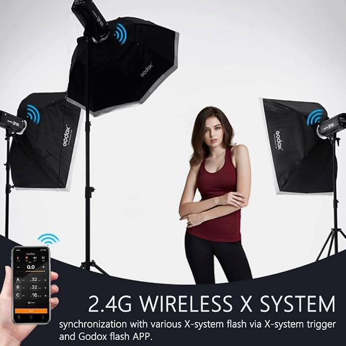 Godox MS300V Studio Strobe Light Kit - Image 7