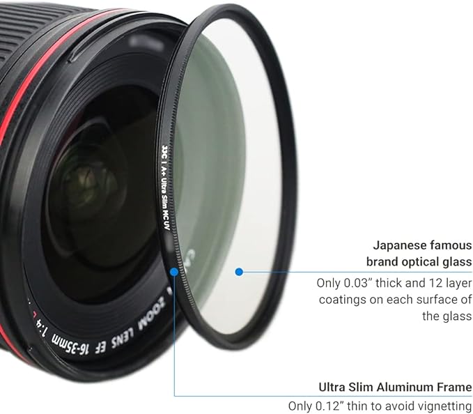 JJC Multi-Coated 67mm UV Filter - Image 3