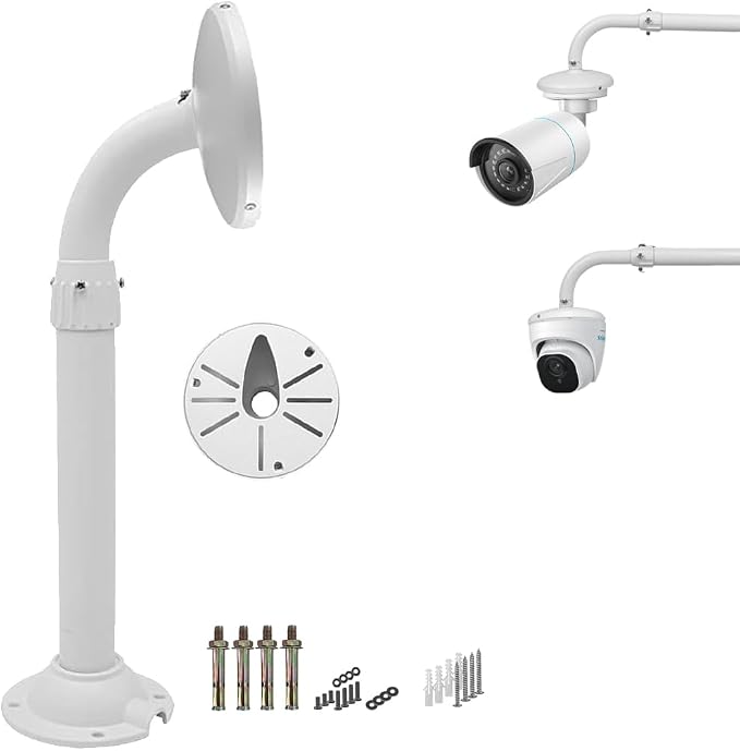 WiTi Security Camera Mount Bracket 6 inch Base, 15.7inch-23.6 inch Extendable by WiTi