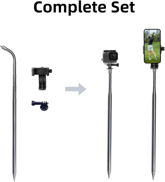 Golf Monopod Stick, Portable Golf Selfie Stick - Image 6