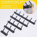 WEBI Coat Rack Wall Mounted, 4 Coat Hooks - Image 6