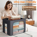 6 Pack Clothes Storage Bins - Image 5