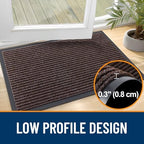 OLANLY Front Door Mat 47x34, Waterproof Heavy-Duty Indoor Outdoor Doormat - Image 4