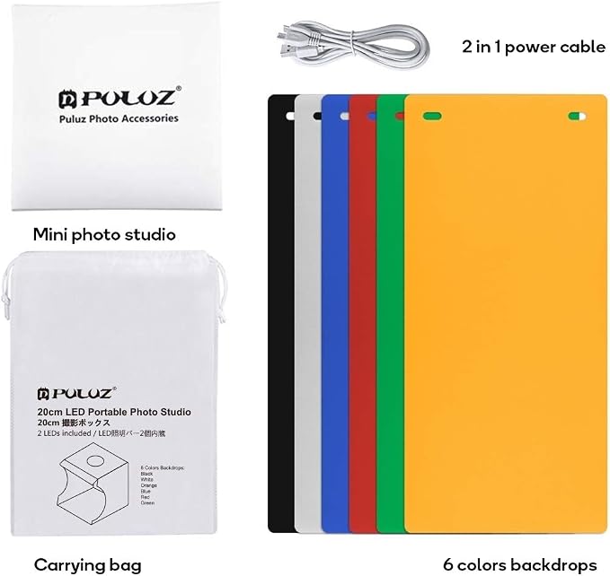 Mini Photo Studio Super Bright Photography Light Box Lightbox Portable Shooting - Image 9