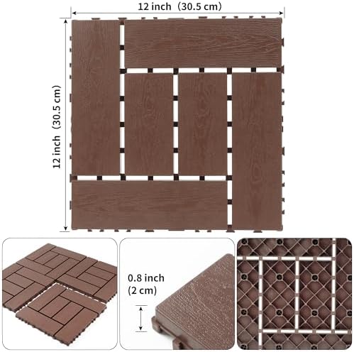 Plastic Interlocking Deck Tiles, Decking Tiles - Image 3